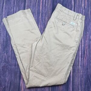 Polo Ralph Lauren Chino Pants 34/34‎ Tan Cotton Slim Fit Preppy Khaki Trousers